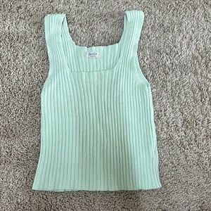 pastel green brandy melville tank top!
